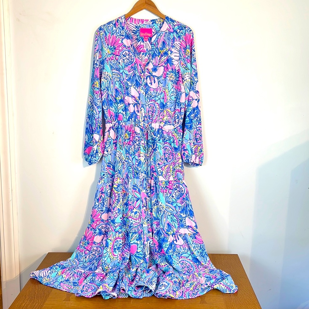 Lilly pulitzer cori stretch shirt dress